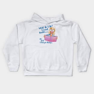 I Read Books Kids Hoodie